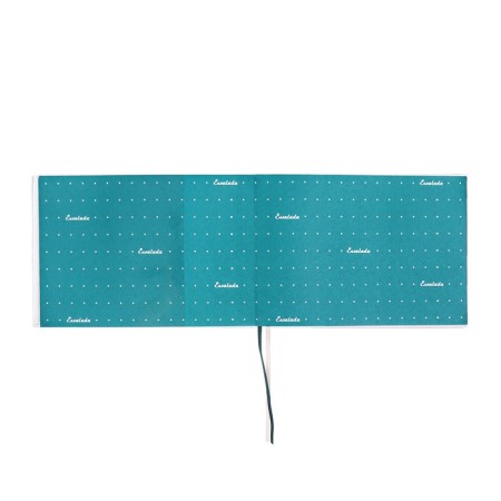 The weekly dated 2025, Escalada "Snake", 180 x 127 mm, soft cover, PVC, 64 sheets, pancake embossing, block 70, green-6