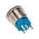 Anti-Vandal button Ø22 250V B/Fix (5C) Off- (ON)/ON- (OFF) subvar/green rexant