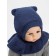 Hat helmet Children's Amarobaby Pure Love Helmet, lining, size 42-44 cm, blue color