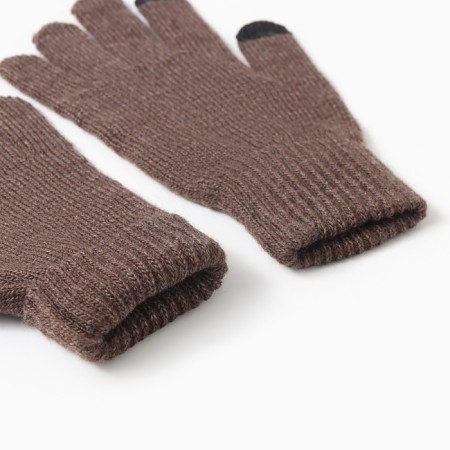 Sensory gloves, brown color, river 18-2