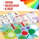 Creative set of "Applications and figures", 2 books, colored paper, scissors, plasticine