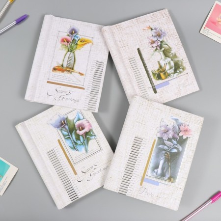 Photo album magnetic 10 sheets "Volumetric bouquet" MIX 18x24.5 cm-2
