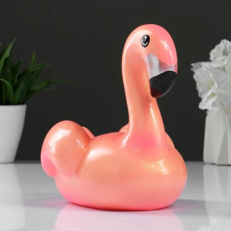 Pig a piggy bank "Flamingo medium" peach, 19cm