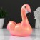 Pig a piggy bank "Flamingo medium" peach, 19cm