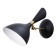 Sconces "Bastony" 1he27 40W black and gold 18x30x30 cm