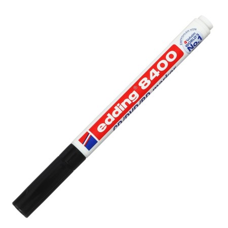 Marker for CD/DVD permanent Eding E -8400/1, 0.5 - 1.0 mm, black-1