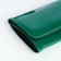 Women's wallet on magnet, green color