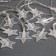 Garland “thread” 3 m with nozzles “stars”, ip20, transparent thread, 20 LED, glow of multi, AAH3