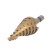 Drill step tundra pro, HSS, tin, spiral profile, hexagon. Saar, 4-20 mm