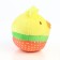 The ball is soft for dogs "duck", squeak, 9 cm, yellow