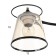 Caul "Kael" 3he27 40W Black-Bronzovaya 44x44x17.5 cm