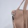 Bag Women's Tout on the button, a lightning cosmetic bag, beige color