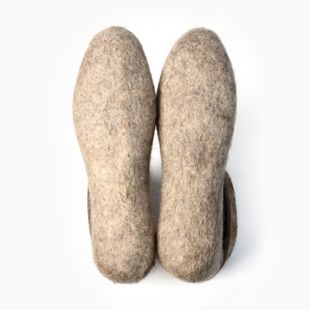 Men's boots with a bend, natural color, size 42-2