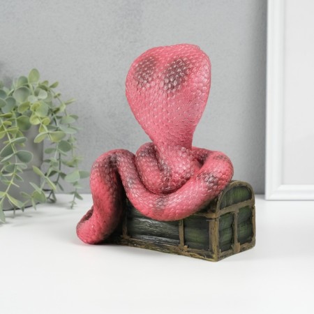 New Year's figure "Cobra on the chest" 20 x 17 x 12 cm.-2