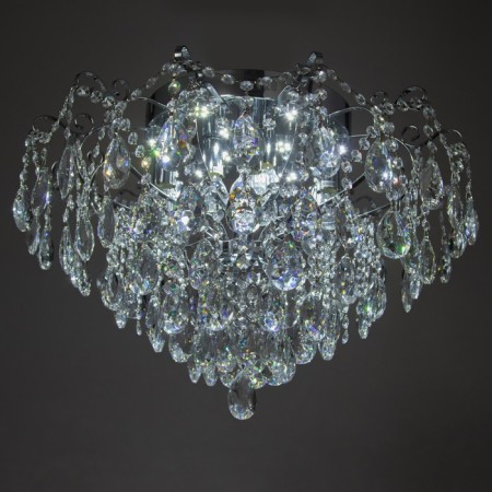 MARIA CHARALY 9X60W E14+27W LED PDU Chrome 58x58x33cm SVK-4