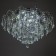 MARIA CHARALY 9X60W E14+27W LED PDU Chrome 58x58x33cm SVK