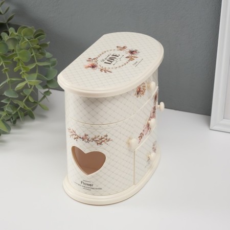 Musical MODE MOTHING COOM "Flower" White 17.5.20x11 cm-3