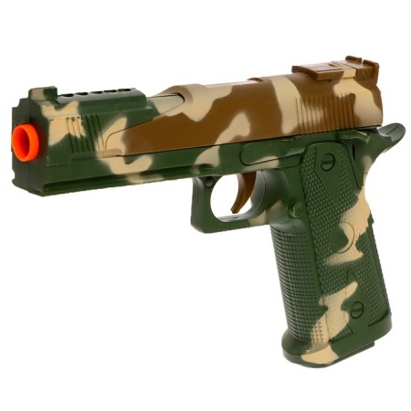 Glock Pistol, with targets and glasses, shoots suction cups-1
