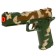 Glock Pistol, with targets and glasses, shoots suction cups