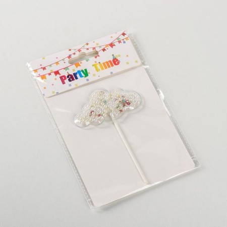 Topper for the Cake "Confetti. Cloud ", 12 × 7.5 cm-3