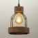 Lamp Bayerlux "Loft" E27 40W Black 14.5x14.5x20-120 cm