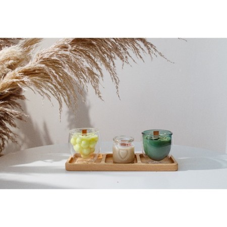 MAGISTRO TROPICAL, 3 sections, 30 × 10 × 1.8 cm, rubber tree-6