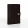 Male purse on Magnet, 3 in 1, for bills, auto documents and passports, brown color