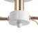 Jamma chandelier 2XE27 40W white-gold 55x26x25 cm Bayerlux