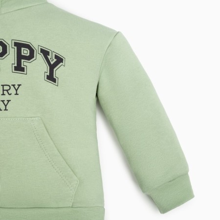Baby sweatshirt I am Street Style, height 62-68 cm, green-1