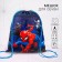A bag for shoes with a pocket 420*350 mm, Avengers Spider Man (Soft Polyester, Density 210D)