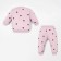 Costume: sweatshirt and pants crumb I am "hearts", height 74-80 cm, pink