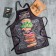 Apron "Legendary burgers" 65x80cm, oxford, 100% p/e, 210g/m2