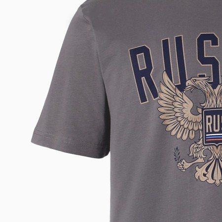 T-shirt male, dark gray color, size 46 (m)-8