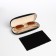 Case for glasses on a cracker, black color