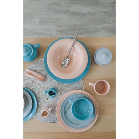 Small “watercolor” plate, d = 20 cm, blue color-4