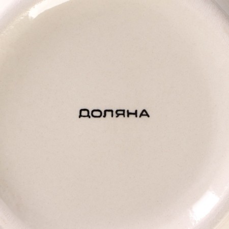 Boronnaya Salamic Dolyana "Sea World", 800 ml, d = 14 cm, burgundy color-4