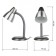 E27, 40W desktop lamp, gray color