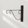 Kashpo bracket, 30 cm, metal, "rod"