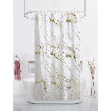 Bath curtains dasch 180x200 cm, BT-829982, gold in marble