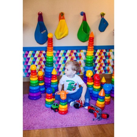 Giant Pyramid, 20 rings with a ball-4