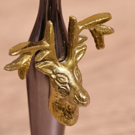 Summary "Deer" 25 cm, metal, marble-4
