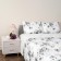 Duet set: sheet 230x250 cm, blanket 150x220 cm, pillowcases 50x70 cm - 2 pcs