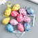 Decor Easter suspension "Egg - Polyanka" set 12 pcs egg 3x4 cm