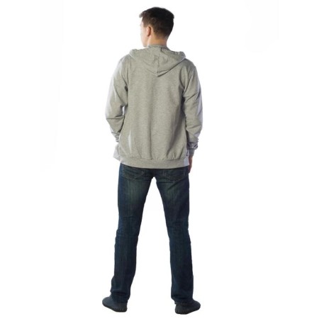 Male hoodies, size 50, gray-melange color-7
