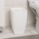 Garbage container "knitted weaving", 10 l, white color