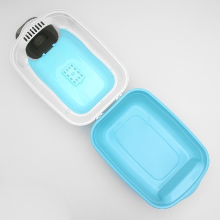 Closed 2-in-1 toilet with a removable top of 34 x 50 x 33 cm, blue-7