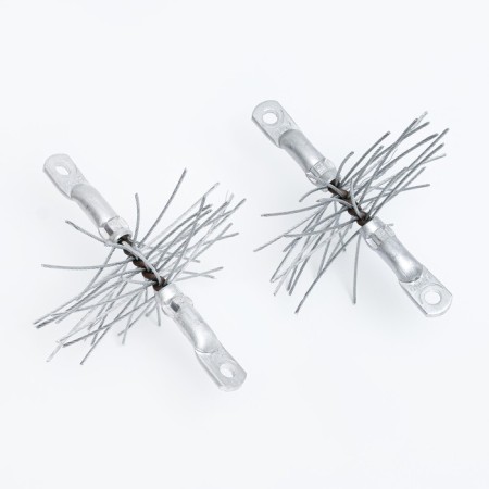 Set "Fun tube cleaning" for mechanical purification of chimneys, D = 150 mm, ruff metal-2