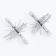 Set "Fun tube cleaning" for mechanical purification of chimneys, D = 150 mm, ruff metal