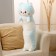 Soft toy "cat", 80 cm, blue color