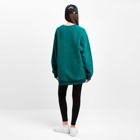 Women's sweatshirt MIST Old School size 48, green color-2